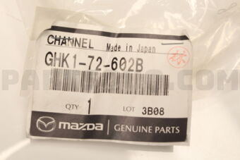 GHK172602B CHANNEL(R),CENTER