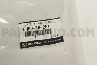 GHP956251 PLATE(R),SEAL