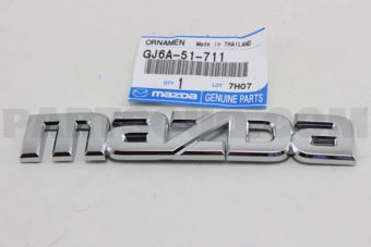 GJ6A51711 ORNAMENT,MAKER NAME-REAR
