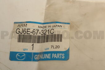 GJ6E67321C ARM,WIPER-PASS. SIDE
