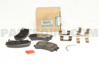 GJYG3323ZB PAD SET,FRT CALIPER