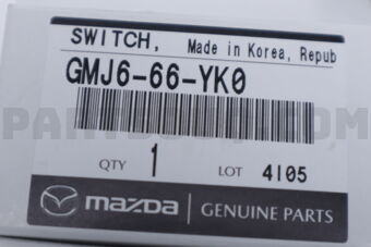 GMJ666YK0 Mazda SWITCH,SELECT MONITO