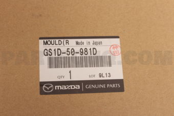GS1D50981D MOULD(R),FRT.SASHA