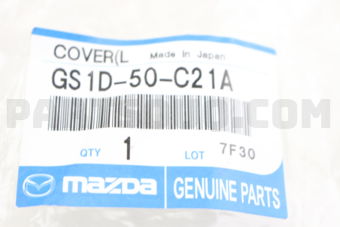 GS1D50C21A COVER(L),HOLE-LAMP