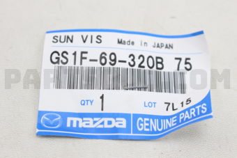 GS1F69320B75 SUN VISOR(L)