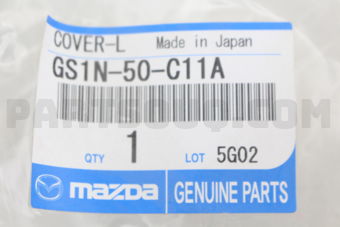 GS1N50C11A COVER(R),HOLE-LAMP