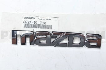 GS2A51710 ORNAMENT,MAKER NAME-REAR