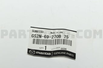 GS2N69270B75 SUN VISOR (R)