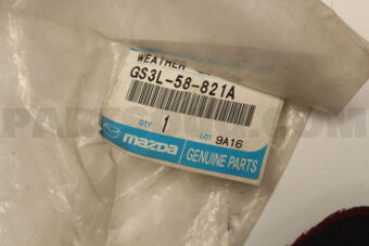 GS3L58821A WEATHERSTRIP(R),INN