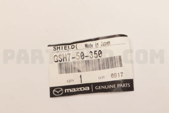 GSH750350 SHIELD(L),SPLASH-R.B