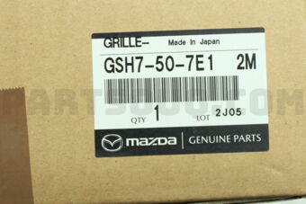 GSH7507E12M GRILLE,UP.RADIATOR