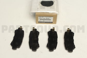 K0Y12648ZD PAD SUB SET,RR CALIP