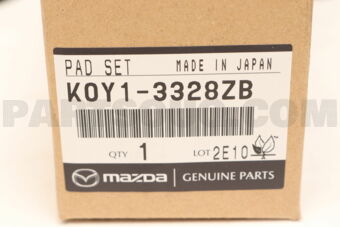 K0Y13328ZB PAD SUB SET,FRT CALI