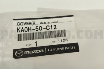 KA0H50C12 COVER(R),LAMP HOLE
