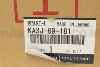 KA3J69181 BODY(L),DOOR MIRROR