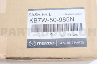 KB7W50985N MOULD(L),FRT.SASH A