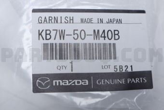 KB7W50M40B Mazda GARNISH(L),REAR DOOR