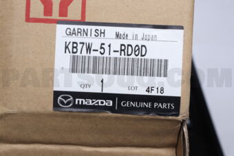 KB7W51RD0D GARNISH B (L),SIDE