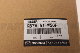 KB7W51W50F FENDER(R), OVER -RR