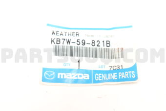 KB7W59821B WEATHERSTRIP(L),INN