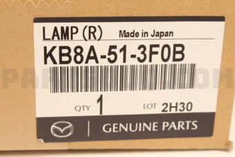 KB8A513F0B LAMP(R),TRUNK LID