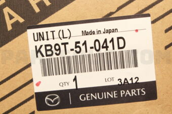 KB9T51041F Mazda UNIT(L),HEAD LAMP