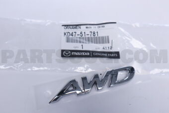 KD4751781 Mazda ORNAMENT,AWD
