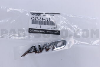 KD4751781 Mazda ORNAMENT,AWD