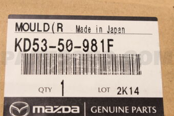 KD5350981F MOULD(R),FRT.SASH A