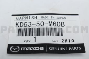 KD5350M60B GARNISH(L),REAR DOOR