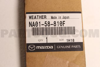 NA0158810F WEATHERSTRIP(R),OUT