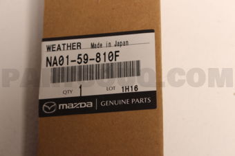 NA0159810F WEATHERSTRIP(L),OUT