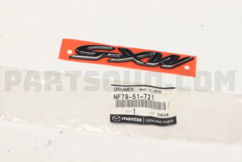 NF7951721 ORNAMENT,CAR NAME-REAR