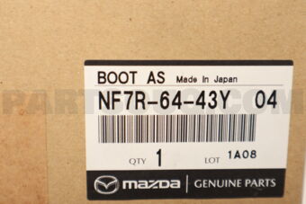 NF7R6443Y04 BOOTS,BRAKE