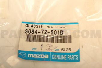 S08472501D GLASS(FRT.,R),SL