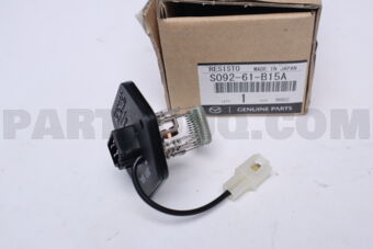 S09261B15A Mazda RESISTOR,BLOWER UNIT