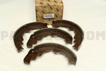 S3YF2638Z SHOE SET,BRAKE-REAR