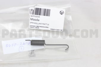 S47P26348 SPRING(L),ANTIRATTLE