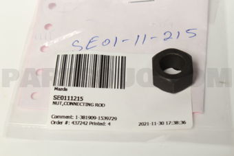 SE0111215 NUT,CONNECTING ROD