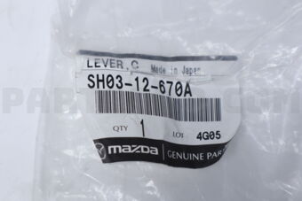 SH0312670A Mazda LEVER,CHAIN