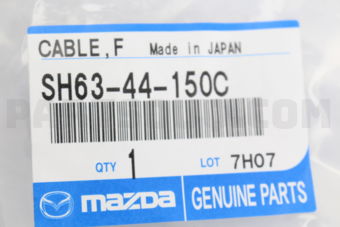 SH6344150C CABLE,PARKING-FRT