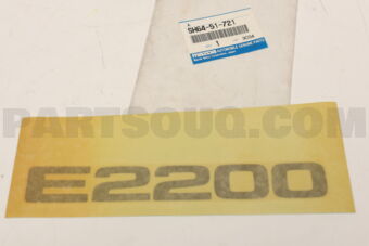 SH6451721 OPNAMENT,CAR NAME-FRONT