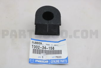T00234156 RUBBER,STAB -FRT
