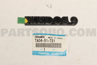 TA0451721 ORNAMENT,CAR NAME-REAR
