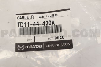 TD1144420A CABLE(L),R.-PARK