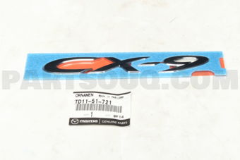 TD1151721 ORNAMENT,CAR NAME-REAR