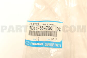 TD11687G002 PLATE(R),SCUFF-OUTER