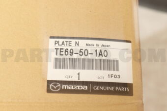 TE69501A0 PLATE NO.1,SET-F. BUMPER