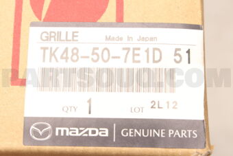 TK48507E1D51 GRILLE,UP.RADIATOR