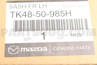 TK4850985H MOULD(L),FRT.SASH'A'